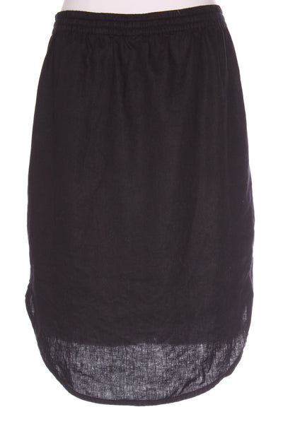 ZEST (LN) Scoop hem linen skirt! 12