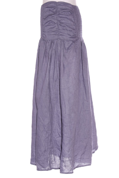AERE (BN) Ruched linen midi skirt - Bluebell! 10