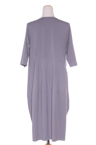TIRELLI - Diagonal seam dress - Dusty blue! 16