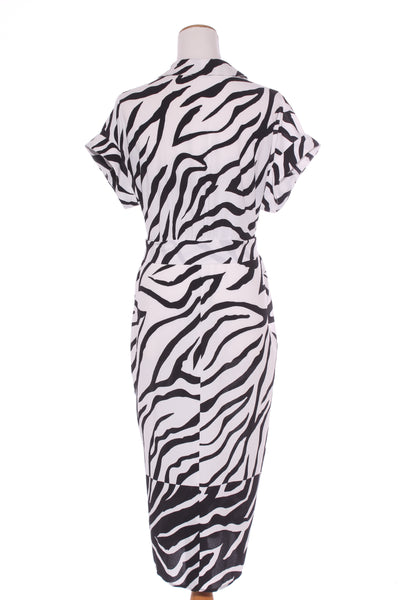 ROMAN - Zebra print midi dress! 14
