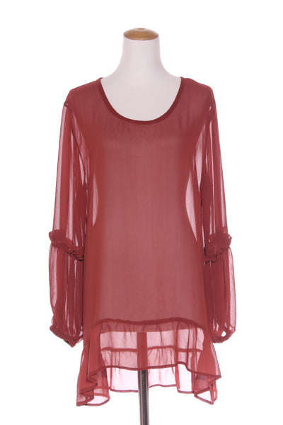 CASHEWS (NZ) Billow sleeve chiffon tunic! 14