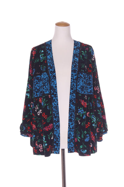 MONSOON  - Midnight floral viscose jacket! 18-22