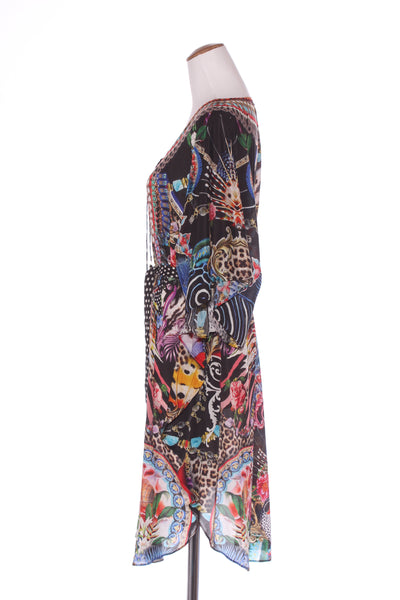 RESORT By Augustine - Printed viscose kaftan dress! 12-14