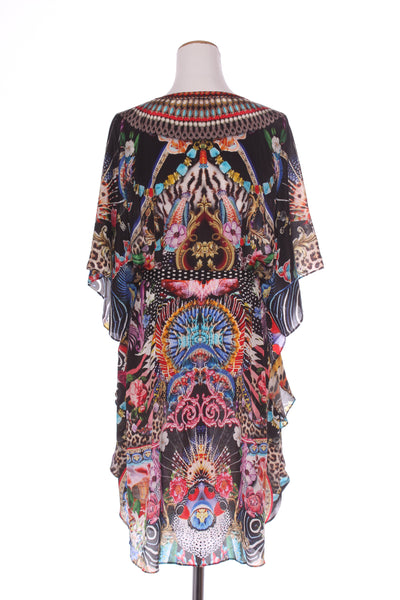RESORT By Augustine - Printed viscose kaftan dress! 12-14