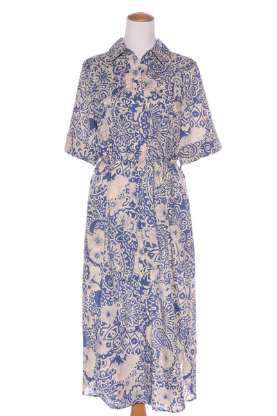 TUESDAY (LN) Julia shirt dress - Blue mandala! 12
