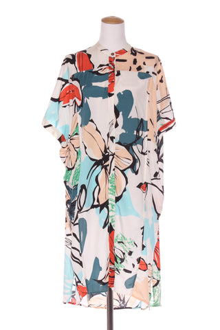 LANE & CO (BN) NZ "Floral carnival" french seam dress! 16