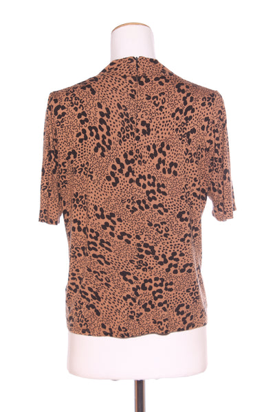 SEED - Leopard print linen/viscose knit top! 14