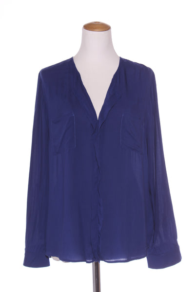 PORTMANS - Ink blue viscose blouse! 16