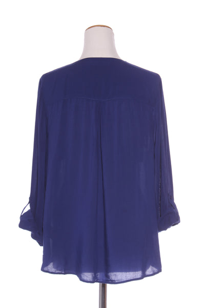 PORTMANS - Ink blue viscose blouse! 16