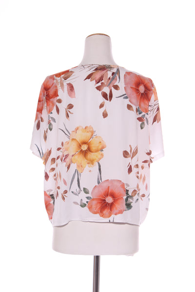 WHISTLE - Tie front floral viscose top! 16