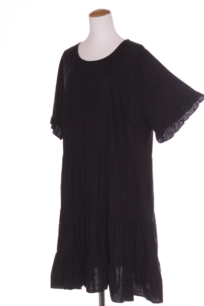 WILD CHILD - Tiered ruffle sleeve linen dress! 20
