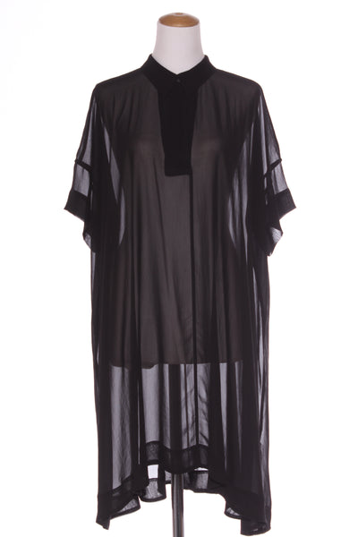MOOCHI (NZ) "Driver" chiffon boxy fit dress! 12-14