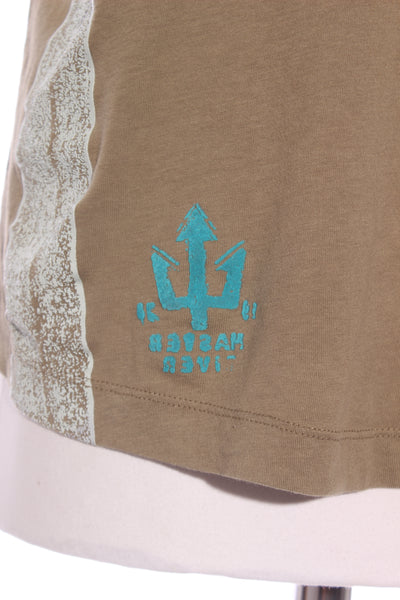 DIESEL - Khaki cotton logo top! 14