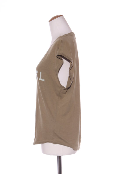 DIESEL - Khaki cotton logo top! 14