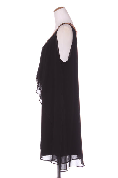 HARLOW - Bronze sequin chiffon layer dress! 18