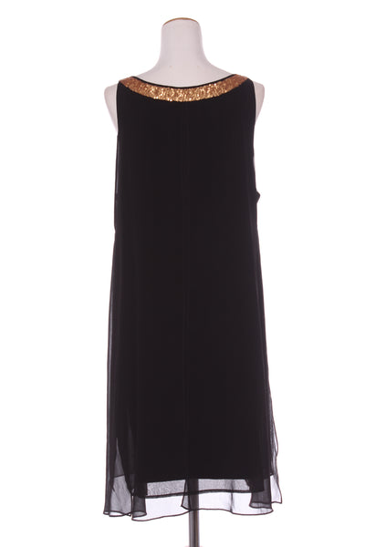 HARLOW - Bronze sequin chiffon layer dress! 18
