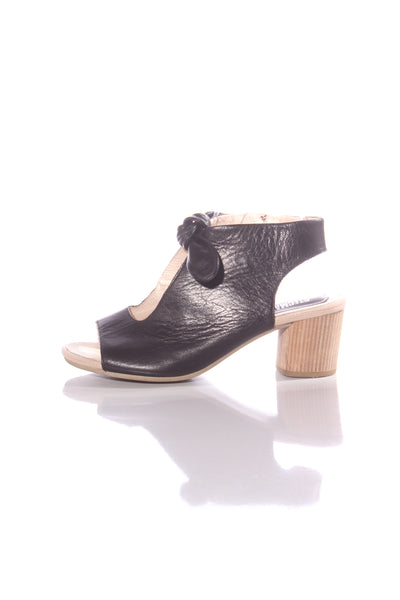 STEGMANN "Enya-W" black leather heels! 42