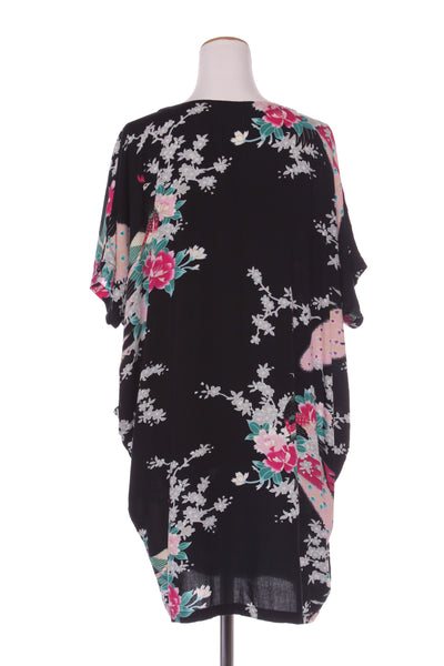 FREEZ - Floral peacock print dress! 16