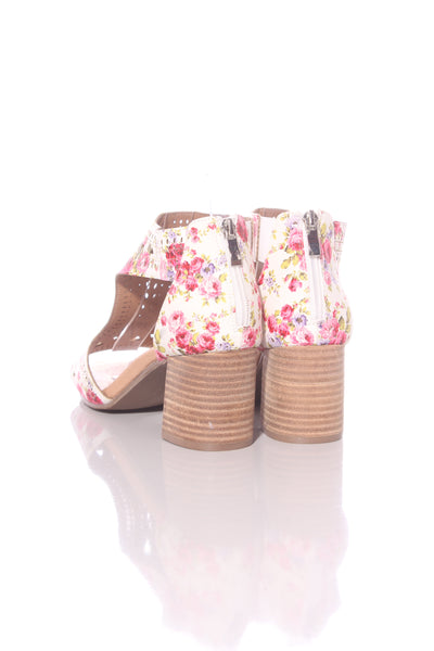 STEP ON AIR (LN) "Skye" Floral mid heels! 8