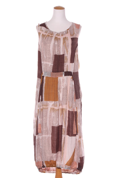 REPERTOIRE (NZ) "Fiora" Italian news print dress! 14