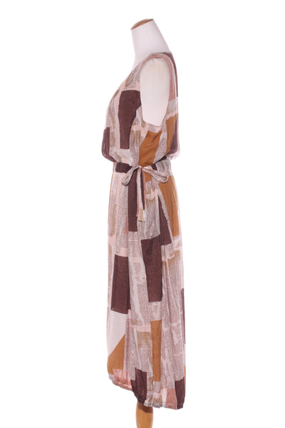 REPERTOIRE (NZ) "Fiora" Italian news print dress! 14