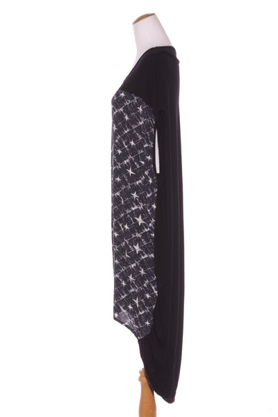 OBI (NZ) Star grid print drape dress! 14