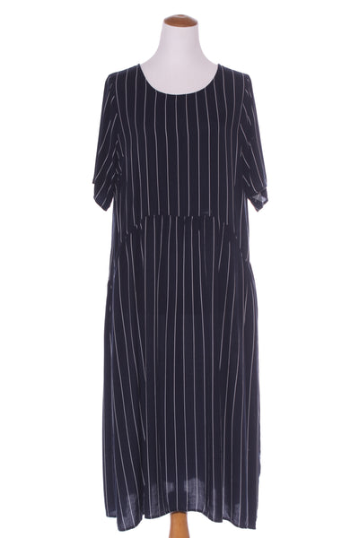 LEMON TREE - Navy stripe midi dress! 14