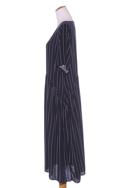 LEMON TREE - Navy stripe midi dress! 14