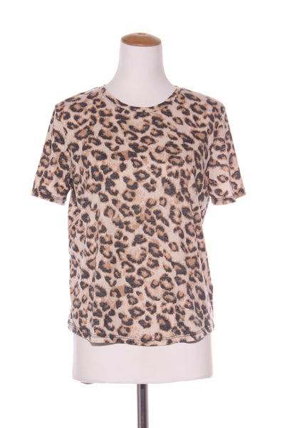 DECJUBA - Linen blend knit tee - Leopard print! 12