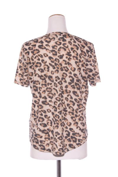 DECJUBA - Linen blend knit tee - Leopard print! 12