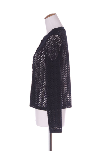WHISTLE (LN) Stretchy lace scallop trim cardi - Naby! 12