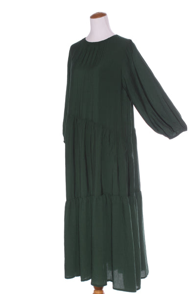 RICOCHET (NZ) Alexey tiered maxi dress - Forest! 10-12