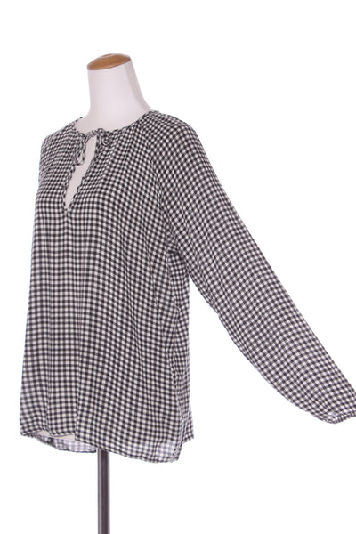 THING THING - Gingham rayon L/S top! 10-12