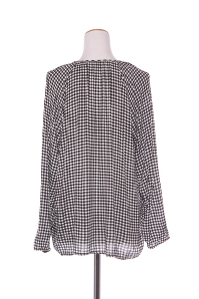 THING THING - Gingham rayon L/S top! 10-12