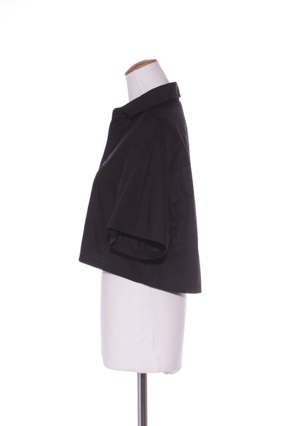 JAC AND MOOKI (LN) Boxy fit crop cotton shirt! 8-12