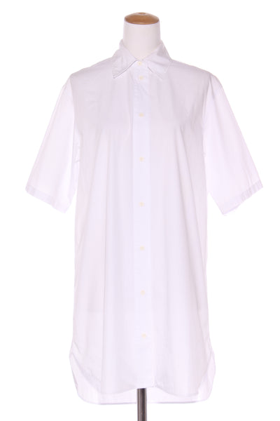 ASSEMBLY LABEL (LN) White cotton oversized shirt dress! 8-10
