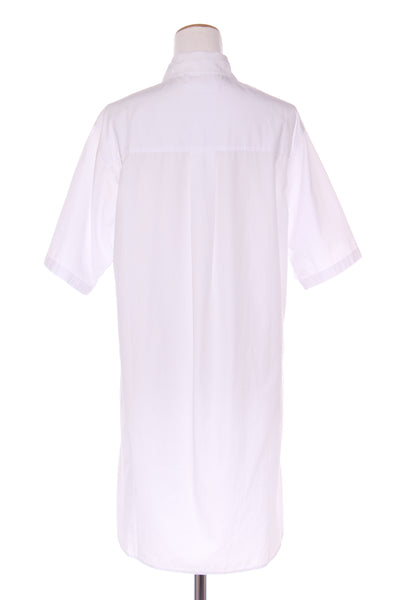 ASSEMBLY LABEL (LN) White cotton oversized shirt dress! 8-10