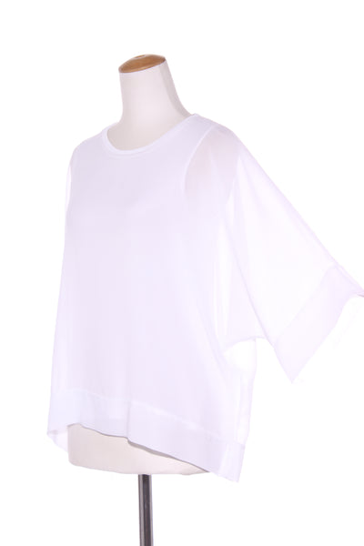 WITCHERY - Chiffon layered boxy fit top! 10-12