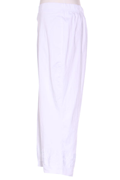 ELLA J (LN) Embroidered hem pull on crop pant! 18