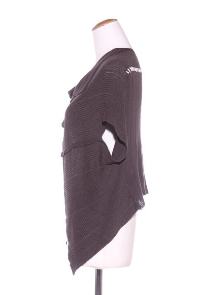 TAYLOR - Cotton/linen asymmetric knit vest! 10-12