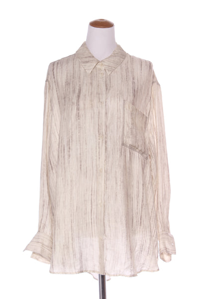 MOOCHI (LN) "Adapt contrast" shirt - Blurred line print! 16