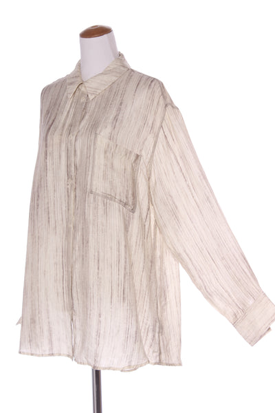 MOOCHI (LN) "Adapt contrast" shirt - Blurred line print! 16