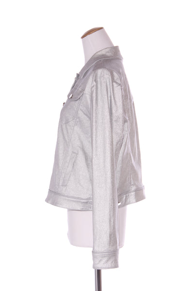 STELLA ROYAL (LN) Silver denim jacket! 16-18
