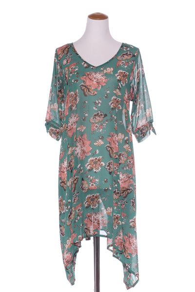 KILT - Green floral reversible dress! 12