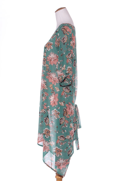 KILT - Green floral reversible dress! 12