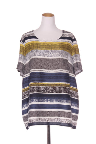 DAVID JONES - Stripe print top! 22