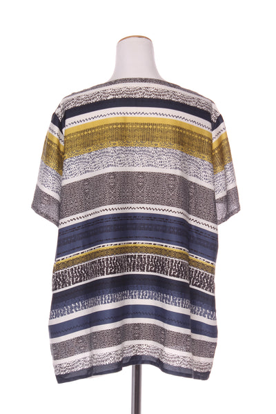 DAVID JONES - Stripe print top! 22