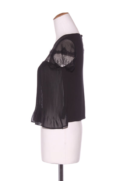 TOPSHOP - Petite - Lace + pleat detail top! 6