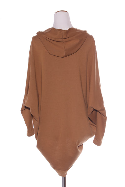 KILT (NZ) Hooded cocoon cardi - Tan! 8-16