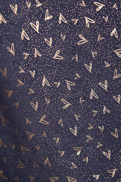 AUGUSTINE - Heart print ruffle trim kimono! 8-16